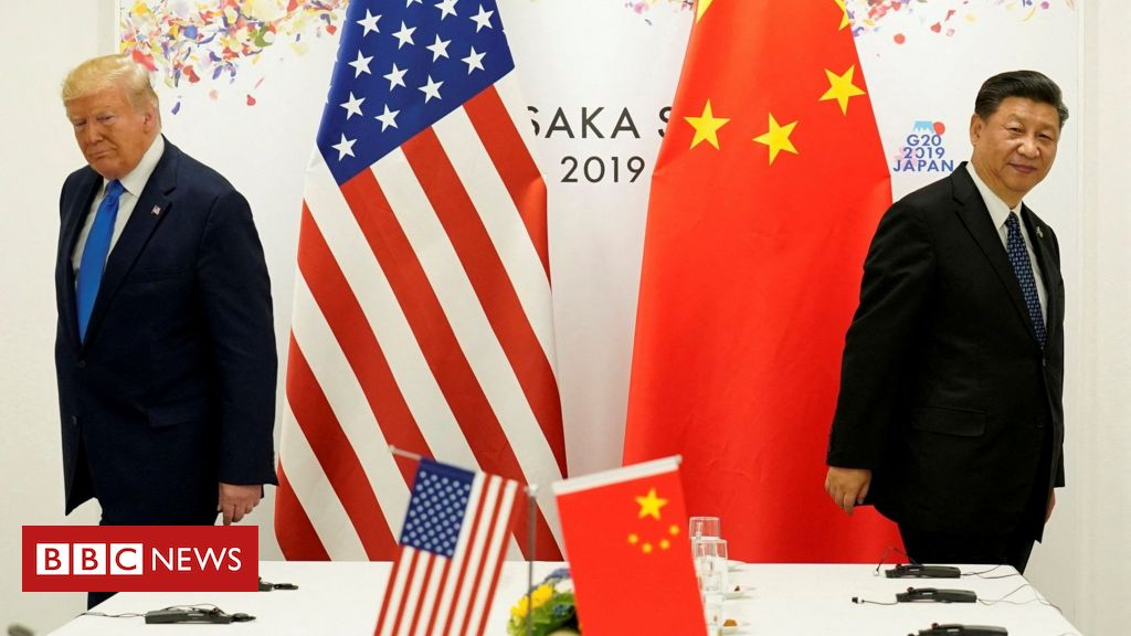 US-China trade war illustration